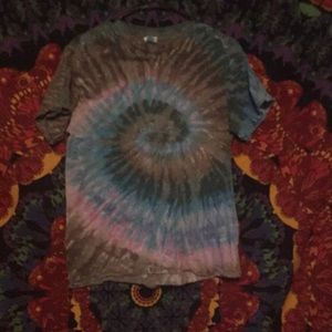 A tie-dye shirt